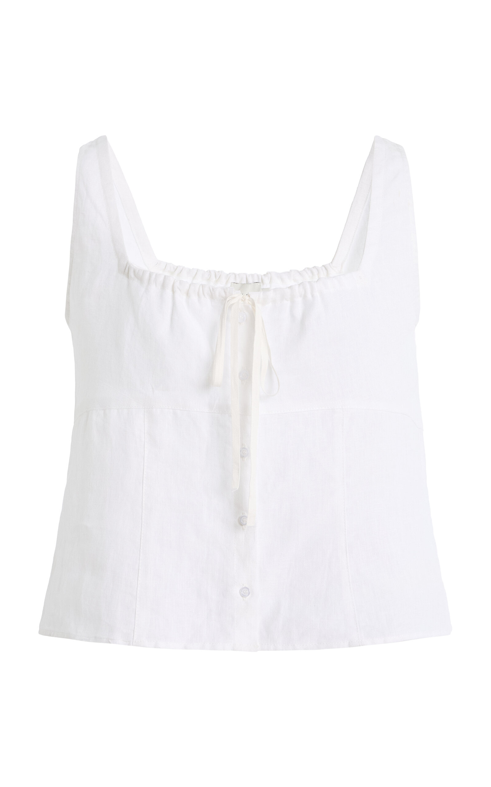 Deiji Studios Deiji Studios Relaxed Linen Tie Top