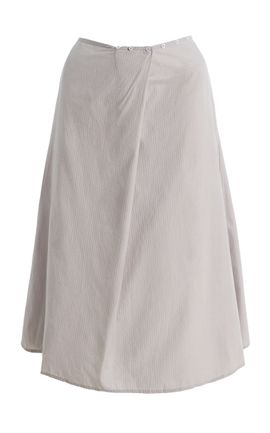 Deiji Studios Deiji Studios Striped Cotton Midi Wrap Skirt