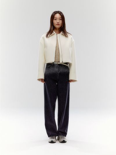 DEKAVV Crop Zip Jacket