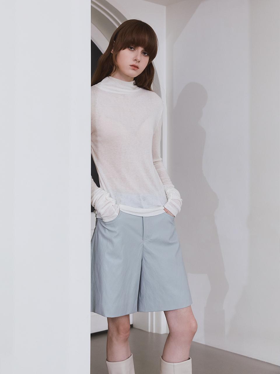 DEKAVV Soft Leather Half Pants
