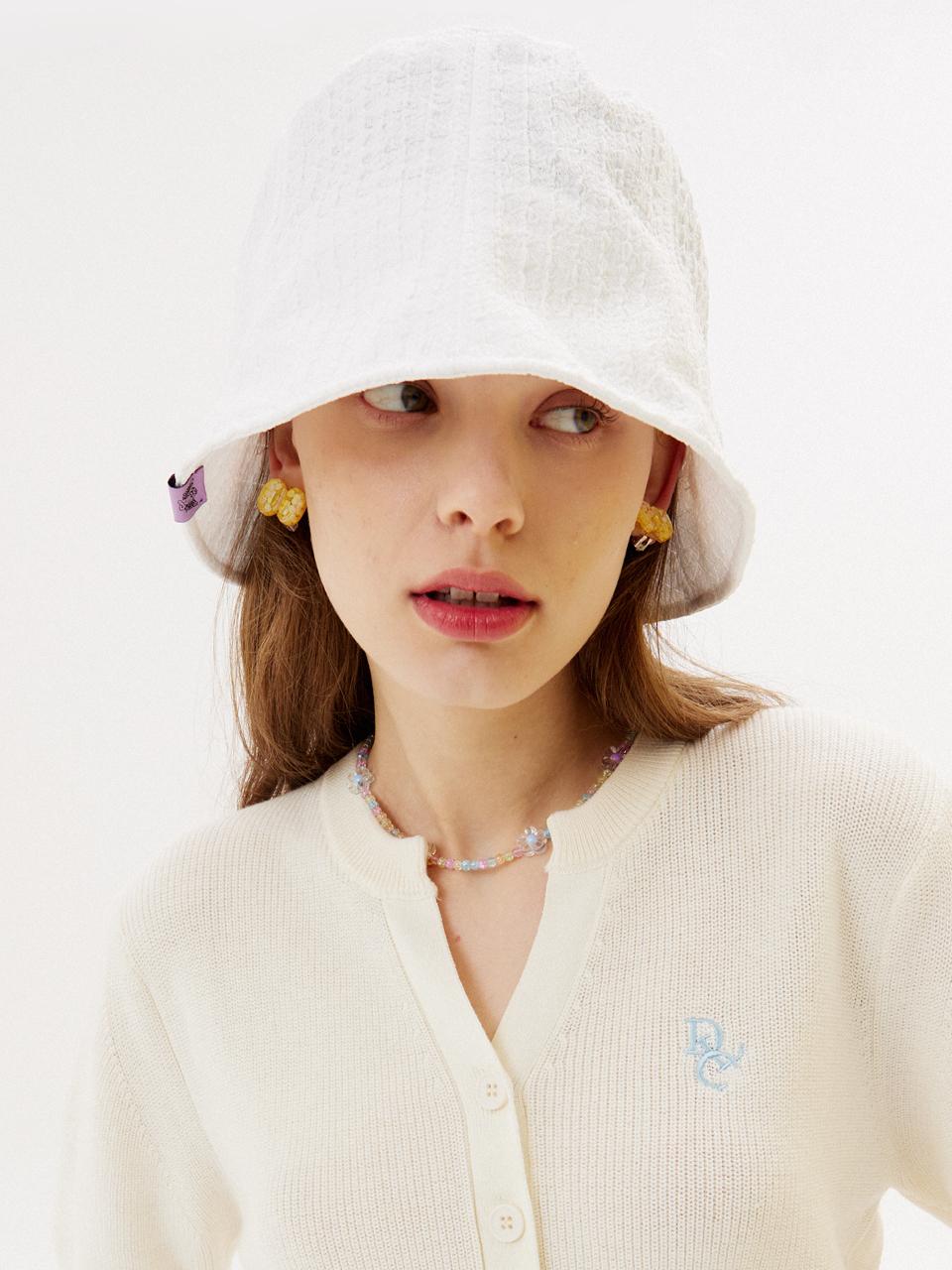 DELICCENT Angela Label Bucket Hat [2 COLOR]