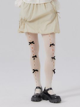 DELICCENT balloon mini skirt [BEIGE]