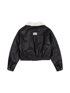 DELICCENT Cookie leather Blouson [BLACK]