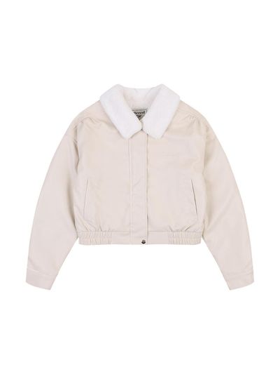 DELICCENT Cookie leather Blouson [IVORY]