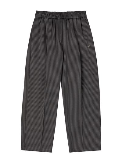 DELICCENT Cookie ST BANDING Slacks [CHARCOAL]