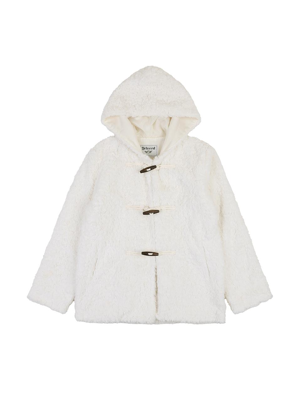 DELICCENT MOMO's duffel coat [IVORY]