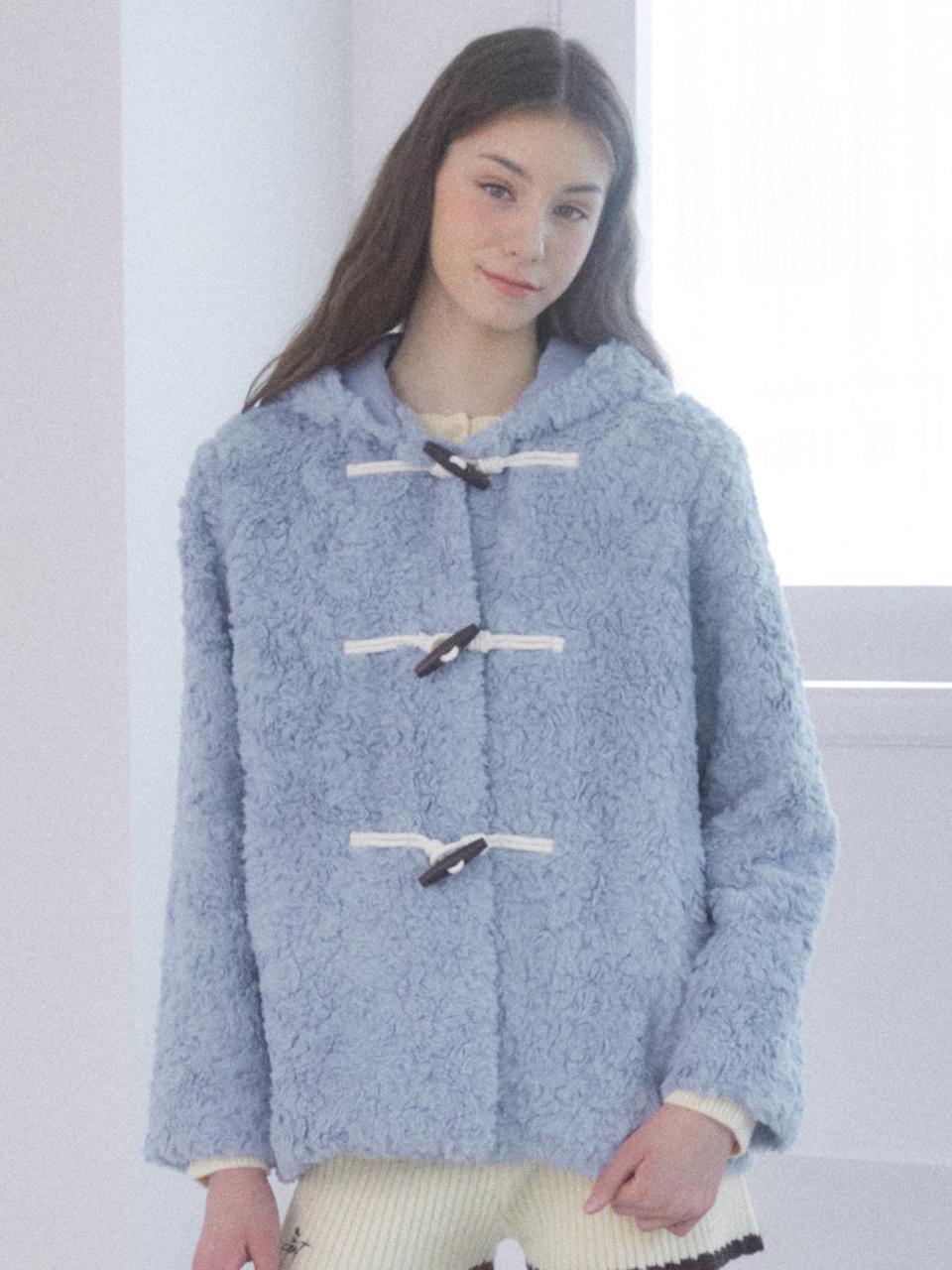 DELICCENT MOMO's duffel coat [SKY BLUE]