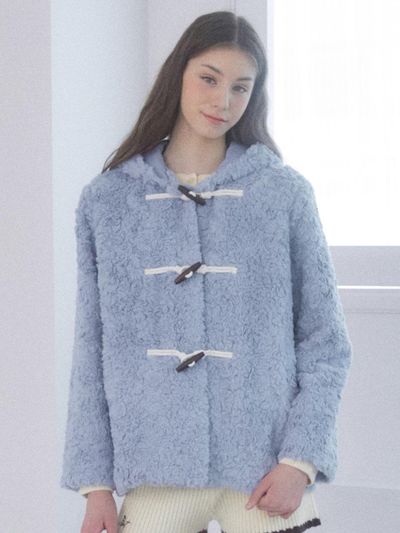 DELICCENT MOMO's duffel coat [SKY BLUE]