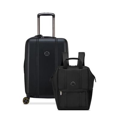 Delsey Paris Delsey Paris Cadence 2 Piece Set 14" Laptop Backpack & 20" Carry On Spinner Luggage