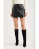 DELUC DELUC Aerosmith Faux Leather Miniskirt - 1