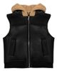 DELUC DELUC Brad Hooded Faux Shearling Vest - 4