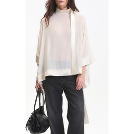 DELUC DELUC Carter Sheer Mock Neck Top