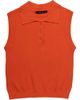 DELUC DELUC Cassio Sleeveless Polo Sweater - 1