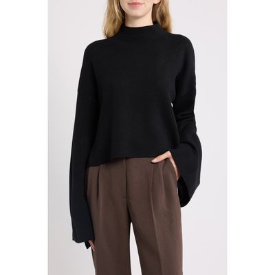 DELUC DELUC Chuck Crop Funnel Neck Sweater