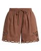 DELUC DELUC Comte Eyelet Detail Drawstring Shorts - 3