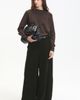 DELUC DELUC Daisy Velvet Wide Leg Pants - 5