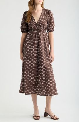DELUC DELUC Faust Polka Dot Cotton Dress