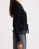 DELUC DELUC Funkadelic Lace Trim Cardigan - 1