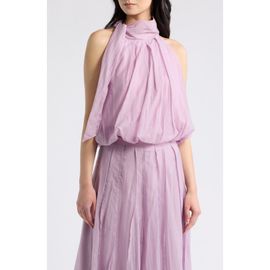 DELUC DELUC Journey Tie Neck Halter Top