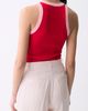 DELUC DELUC Lisboa Contrast Trim Rib Sweater Tank - 2