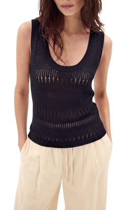 DELUC DELUC Mallorca Metallic Sheer Knit Tank