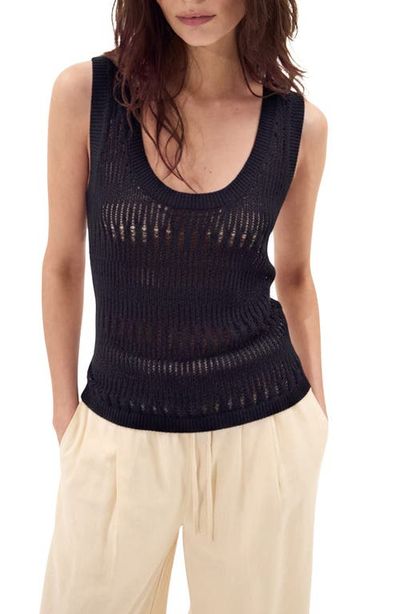 DELUC DELUC Mallorca Metallic Sheer Knit Tank