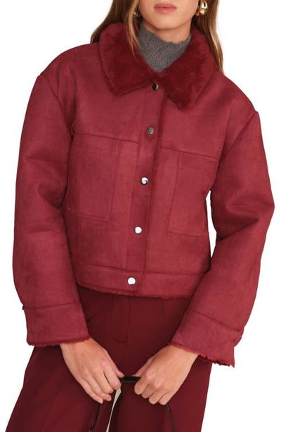 DELUC DELUC Mathew Faux Suede & Faux Shearling Jacket