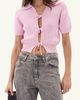 DELUC DELUC Paros Tie Front Sweater - 1