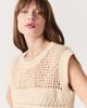 DELUC DELUC Paulo Open Stitch Cap Sleeve Sweater - 5