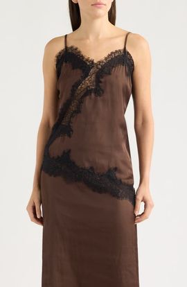 DELUC DELUC Sonic Lace Trim Asymmetric Tank