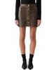 DELUC DELUC Thomas Faux Leather Miniskirt - 1