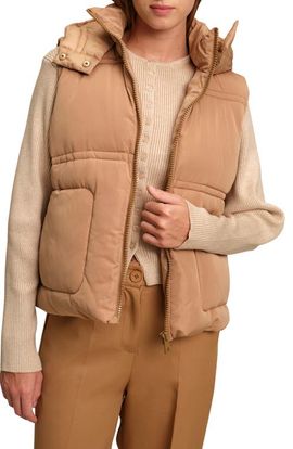 DELUC DELUC Travis Quilted Hooded Puffer Vest