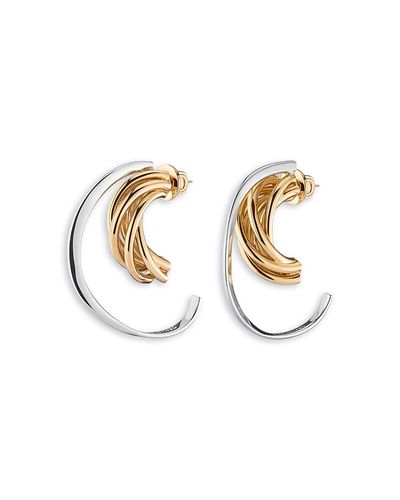 Demarson Demarson Chelsea Two Tone Hoop Earrings