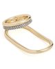 DEMARSON DEMARSON Farah Hand Ring GOLD/GUNMETAL/CRYSTAL One - 1