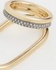 DEMARSON DEMARSON Farah Hand Ring GOLD/GUNMETAL/CRYSTAL One - 4