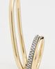 DEMARSON DEMARSON Farah Hand Ring GOLD/GUNMETAL/CRYSTAL One - 5
