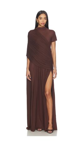 deme by gabriella dress brown x REVOLVE Pearl Gown