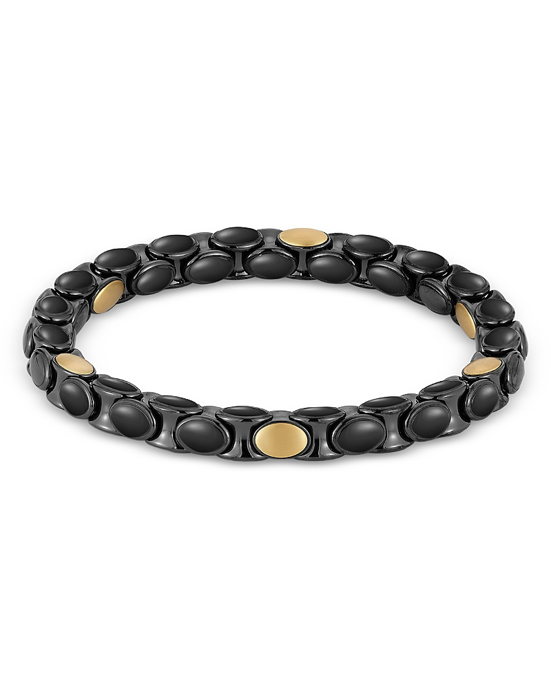 Demeglio Demeglio 18K Yellow Gold & Ceramic Anacondino Bracelet