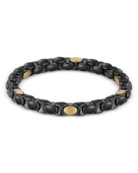 Demeglio Demeglio 18K Yellow Gold & Ceramic Anacondino Bracelet