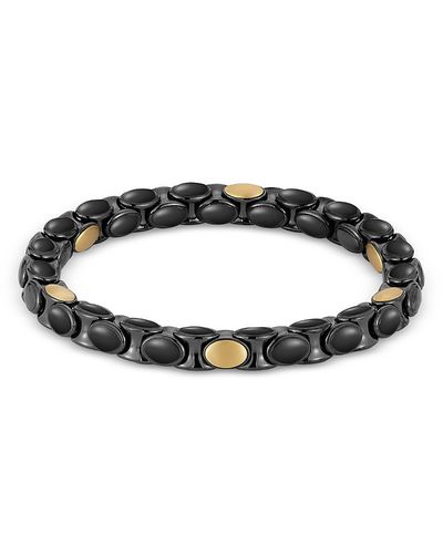 Demeglio Demeglio 18K Yellow Gold & Ceramic Anacondino Bracelet