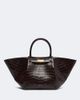 DeMellier DeMellier New York Midi croc-effect leather top-handle bag - 1