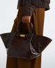 DeMellier DeMellier New York Midi croc-effect leather top-handle bag - 2
