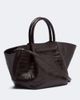 DeMellier DeMellier New York Midi croc-effect leather top-handle bag - 4