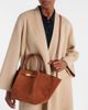 DeMellier DeMellier New York Midi suede top-handle bag - 6
