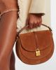 DeMellier DeMellier Siena leather-trimmed suede crossbody bag - 2