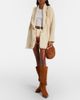 DeMellier DeMellier Siena leather-trimmed suede crossbody bag - 5