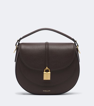 DeMellier DeMellier Siena Saddle Small leather crossbody bag