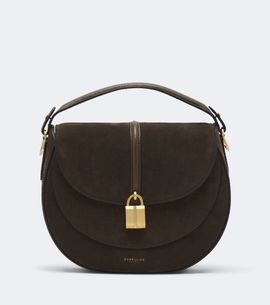 DeMellier DeMellier Siena Saddle Small suede crossbody bag