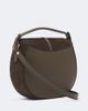 DeMellier DeMellier Siena Saddle Small suede crossbody bag - 4