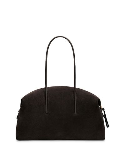 Demellier DeMellier Stockholm Medium Suede Duffle Bag